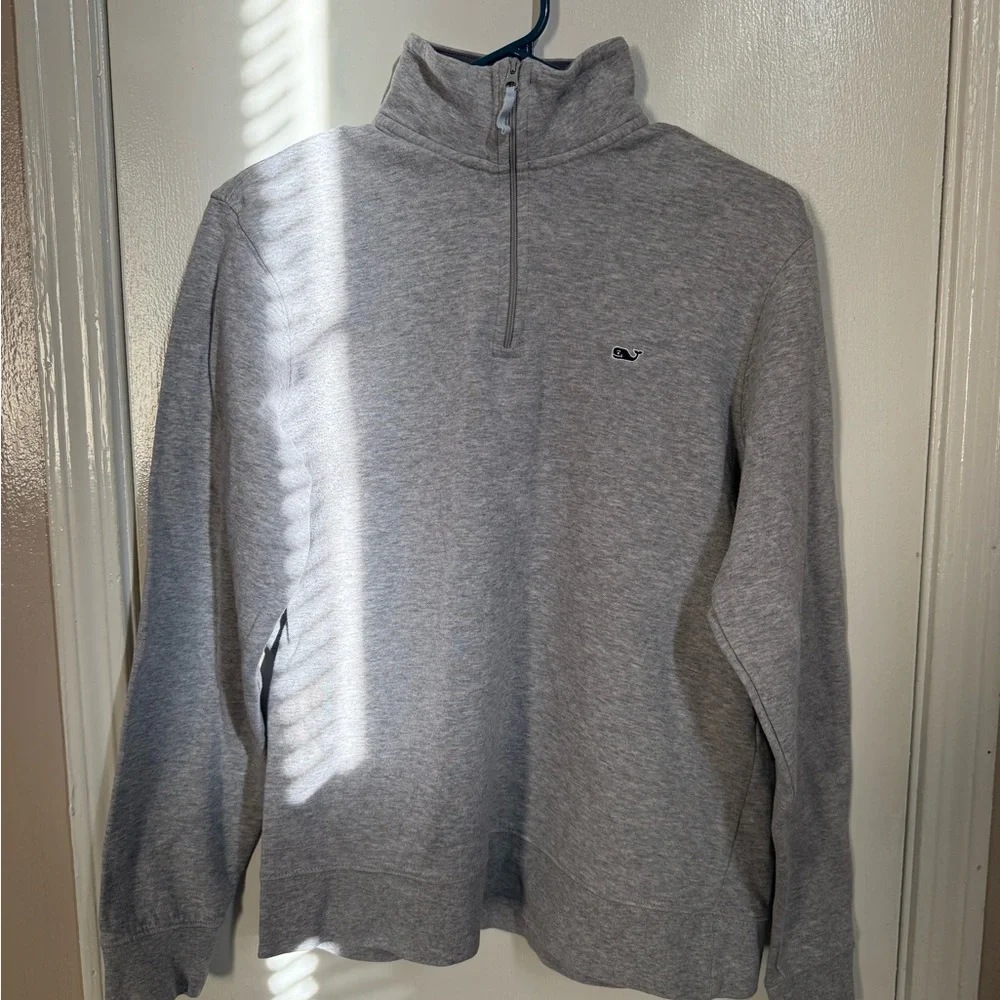Men’s XS Vineyard Vines Quarter-Zip Pullover – Gray - Picture 1 of 5